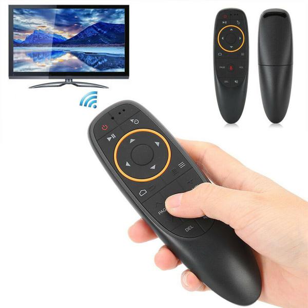 G10S Air Mouse Remote with Voice Control – 2.4G Wireless, Gyroscope Motion Sensor