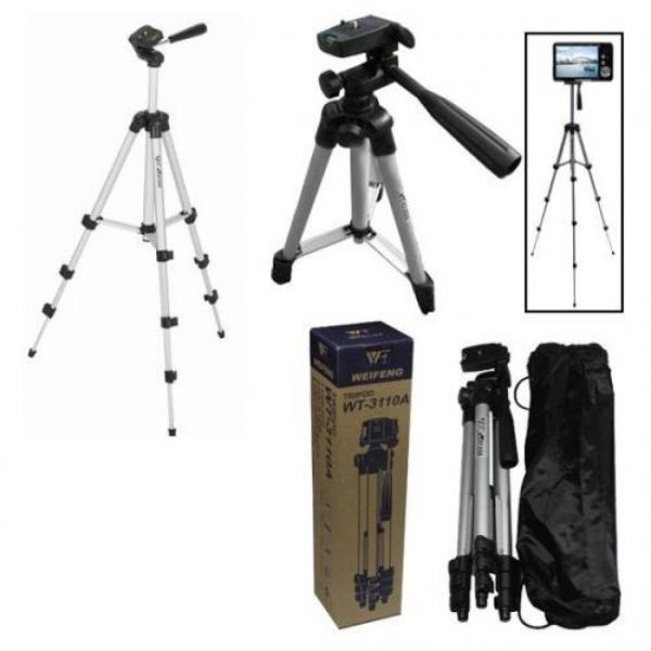 Tripod Camera Stand 3110 – Lightweight Adjustable Tripod for Cameras & Smartphones