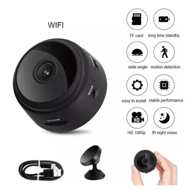 A9 Mini WiFi Camera – 1080P HD 2MP Smart Security Cam with PIX-LINK CAM App