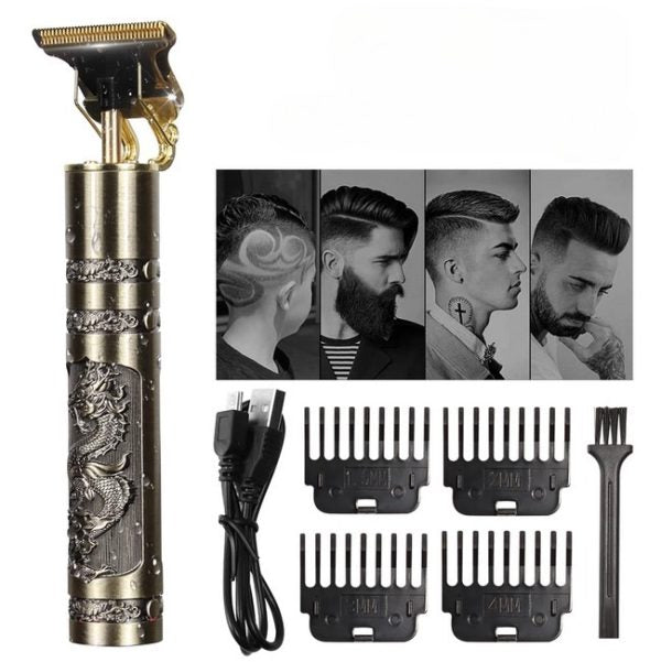 Gold Trimmer Plastic Body | Electric Shaver Man Cordless Hair Beard Trimmer For Men Haircut Shaving Machine Tools Barber Accessories | Hair Trimmer