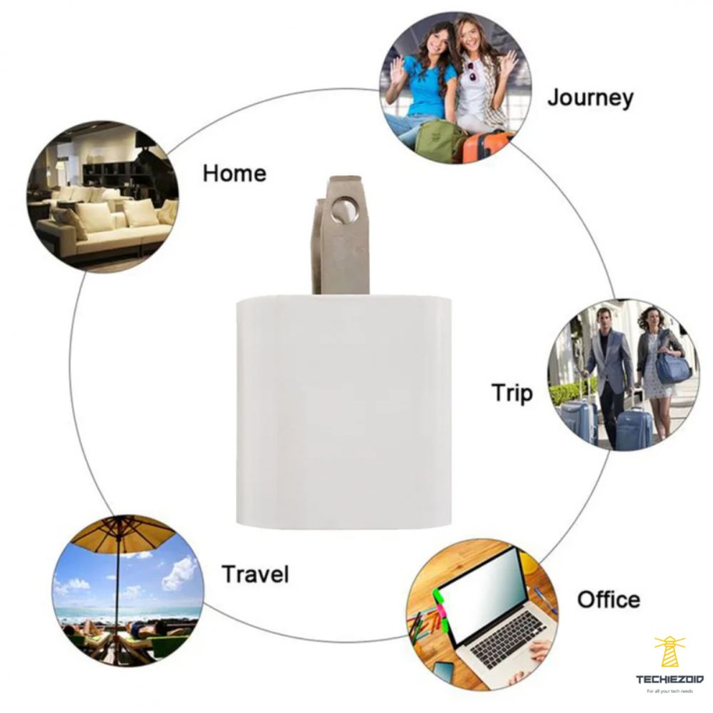 iPhone 5W USB Power Adapter with Lightning to USB Cable – US Plug