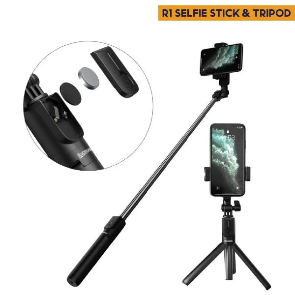 Selfie Stick Tripod R1s Bluetooth Remote Control Tripod Selfie Stick New Model With Wireless Remote Shutter Compatible With All Cell Phones