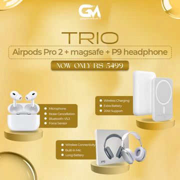 Airpods Pro 2 + magsafe + P9 headphone - Bundle 4
