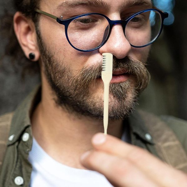 2-Piece Nose Hair Trimmer Set – 360° Rotating Nose Tweezers & Multi-Functional Grooming Tool