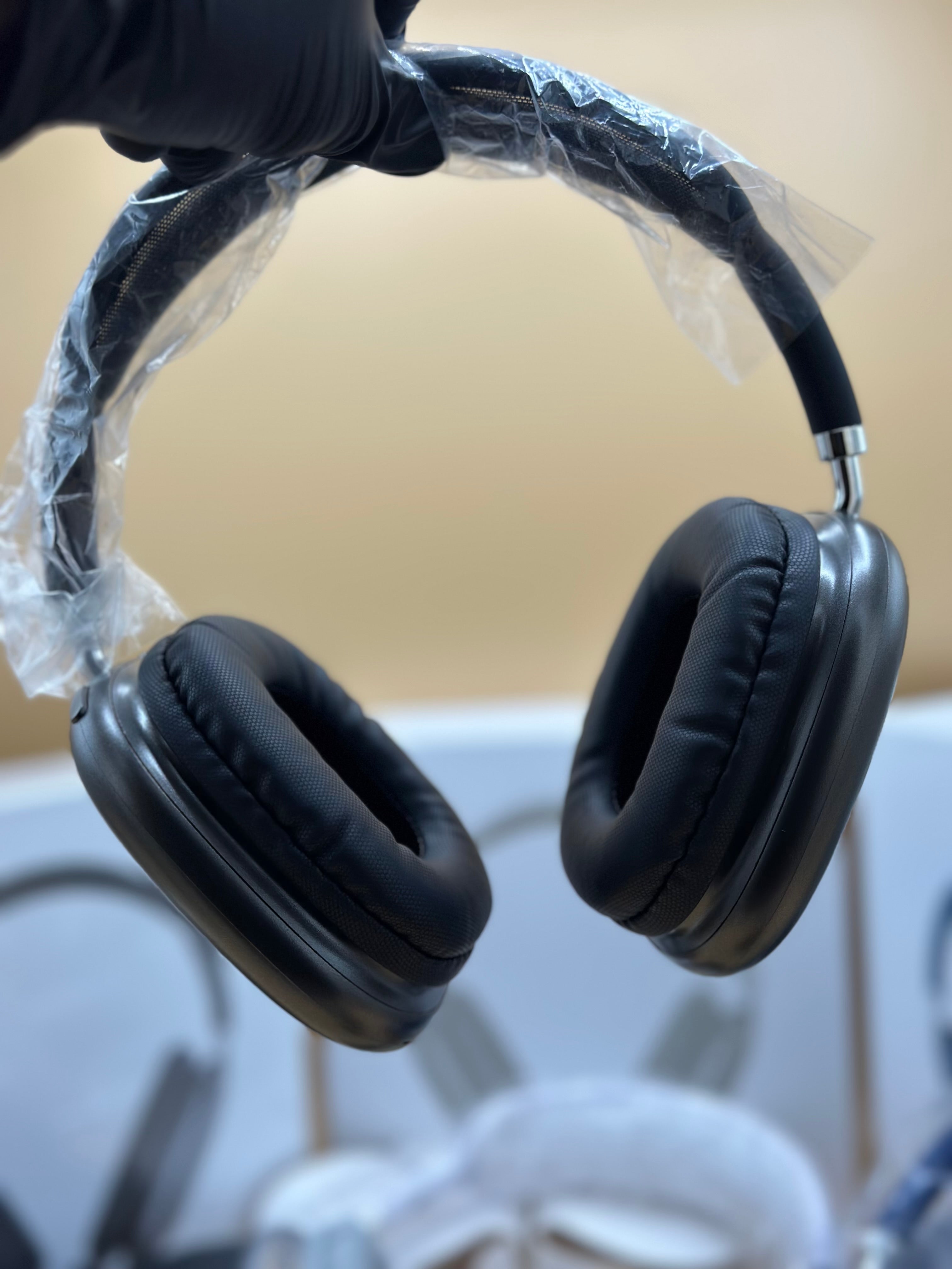 Airpods Max Wireless Headphone Premium Quality Pop Up,Crown Working & Free Leather Case (IOS+ Android)Feels Like Original