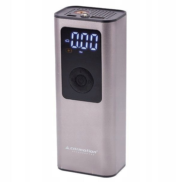 Air Compressor – Wireless Electric Air Pump For Car & Bike Tires | 150 Psi / 10 Bar Portable Compressor With 2000mah Battery ( Black )