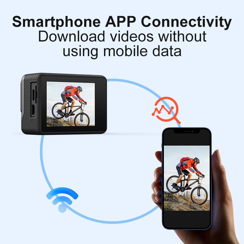 V22 4K Ultra HD Mini Action Sport Camera – Waterproof, WiFi & Touch Screen