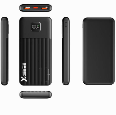 SPEEDX SP-S188L 3-in-1 10000mAh Power Bank | 22.5W Fast Charging | Portable & Compact Charger