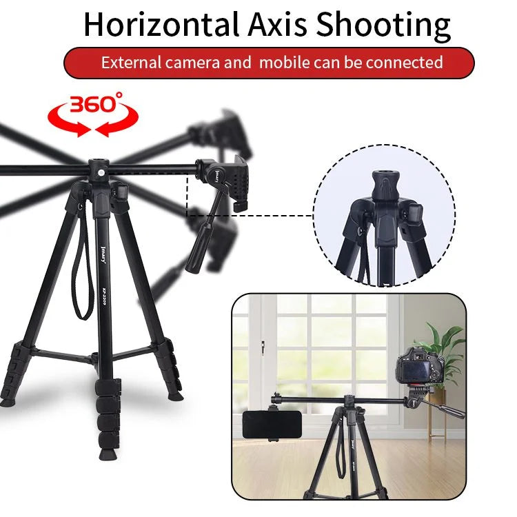 JMARY KP-2209 1.7M Horizontal Axis Tripod with Extendable Arm – Professional Photography Tripod