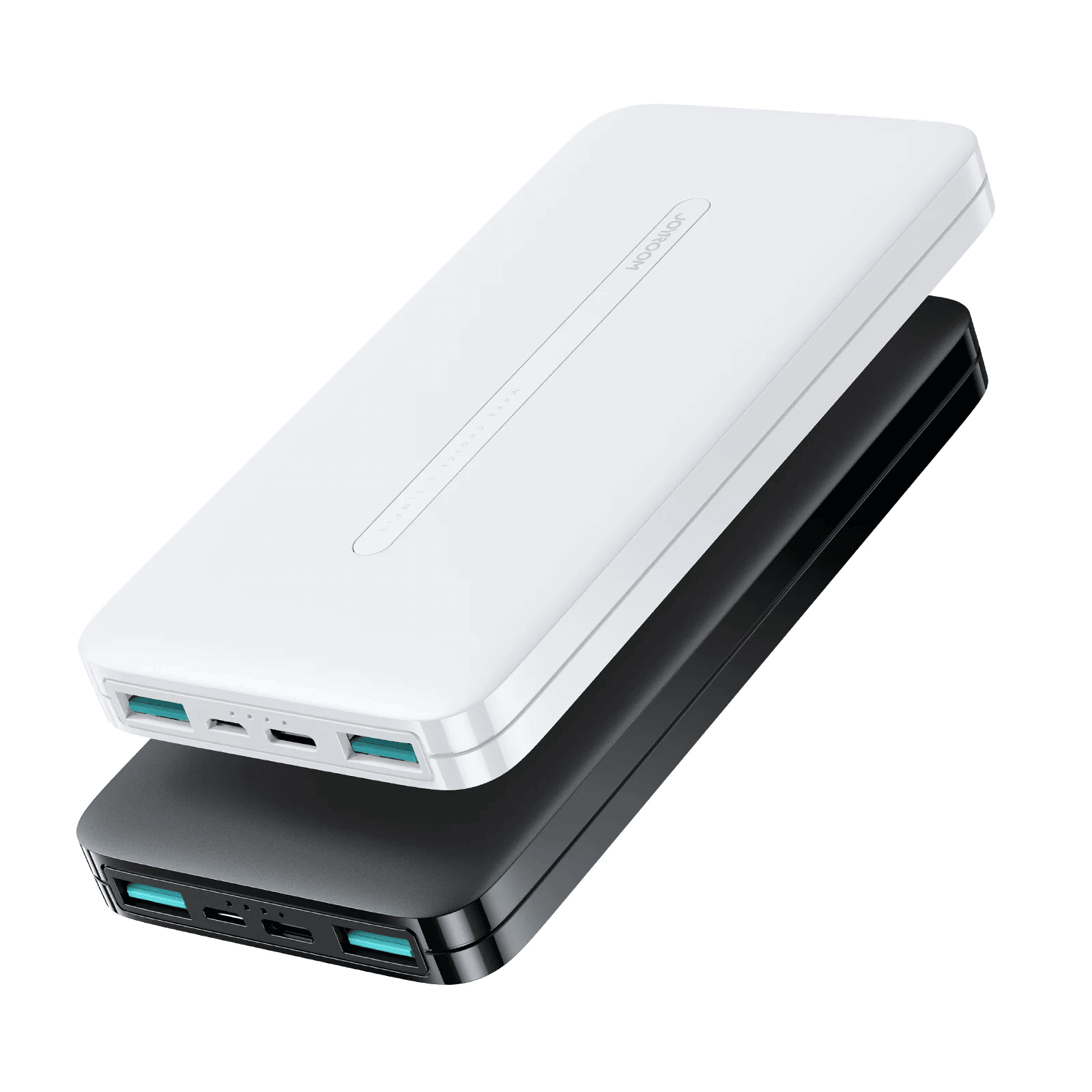 JOYROOM JR-T012 10000mAh Power Bank – White | Slim & Fast Charging