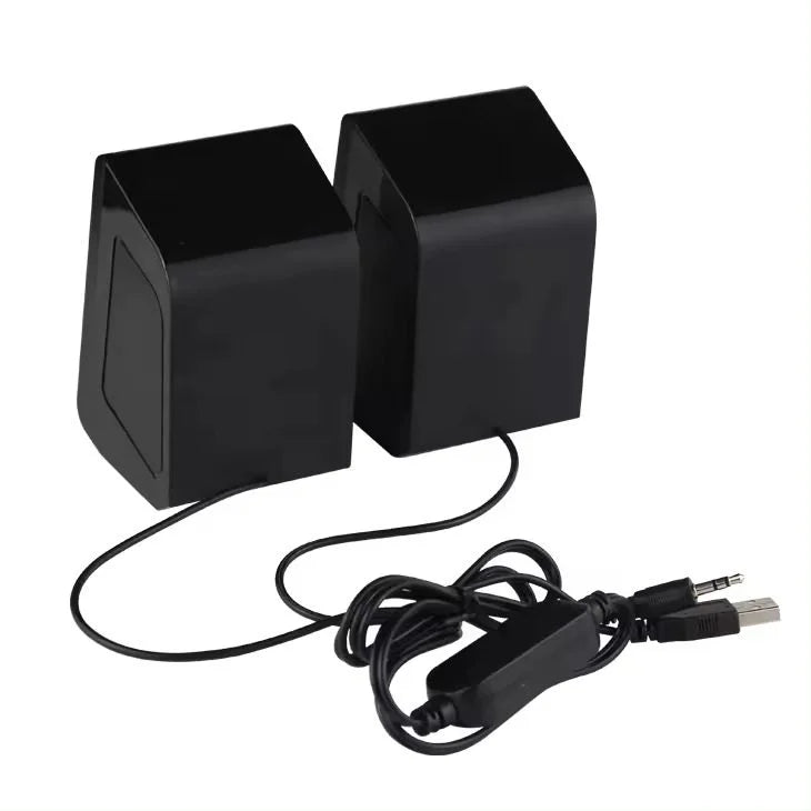 KISONLI X16 Mini USB 2.0 Portable Speaker for Laptop & PC – Compact with RGB Lighting