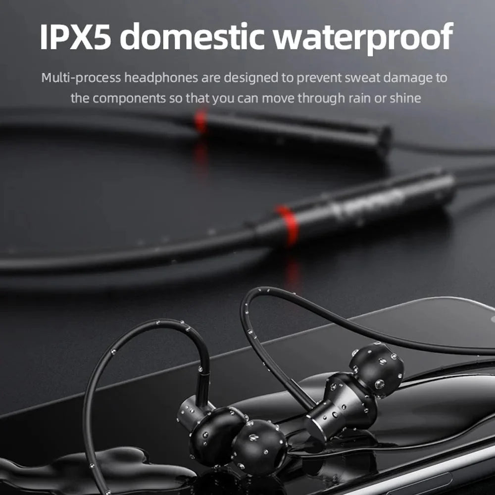 Lenovo HE05X 2 Bluetooth 5.0 Earphones – HiFi Magnetic Neckband Headset