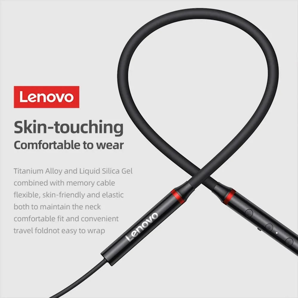 Lenovo HE05X 2 Bluetooth 5.0 Earphones – HiFi Magnetic Neckband Headset