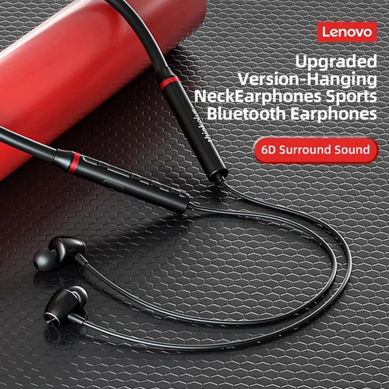 Lenovo HE05X 2 Bluetooth 5.0 Earphones – HiFi Magnetic Neckband Headset