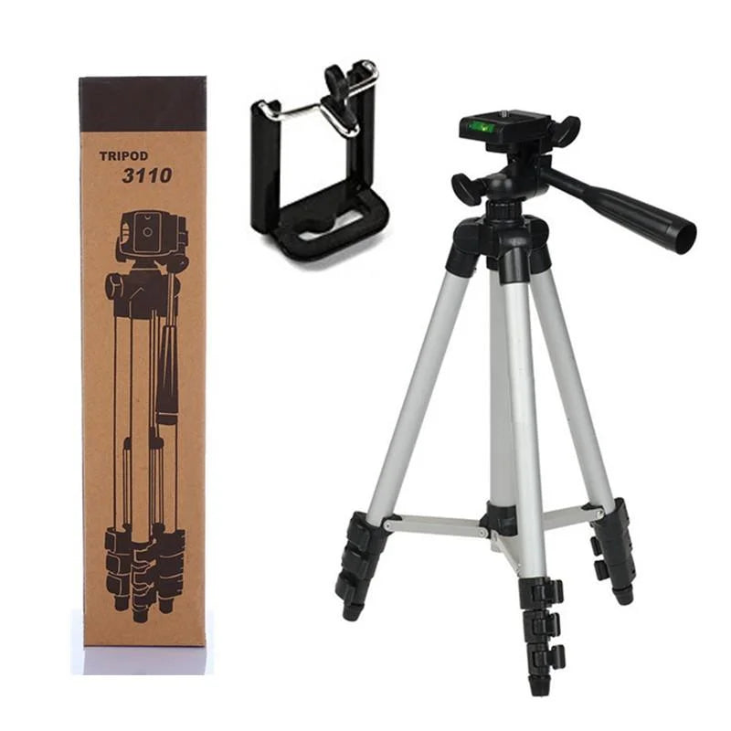 Tripod Camera Stand 3110 – Lightweight Adjustable Tripod for Cameras & Smartphones