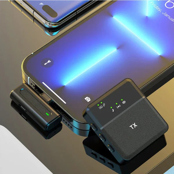 Sx8 Type-c Single Lavalier Wireless Microphone For Interview And Vlog | Type-c Single Professional Lavalier Wireless Microphone