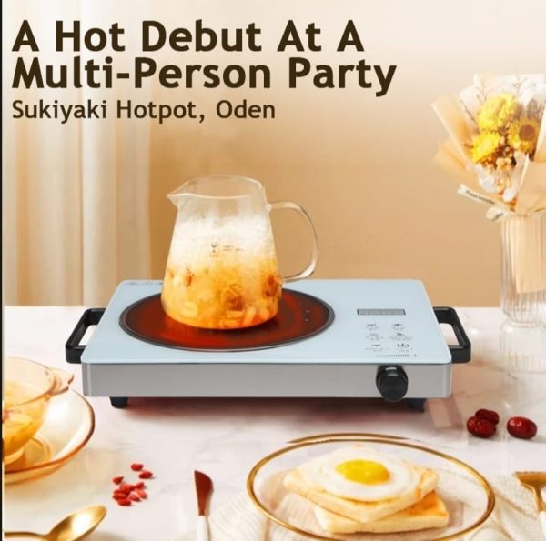 Infrared Cooker & Hot Plate – 3500W Multifunction Electric Stove with Digital Display | Portable Cooking Surface – Random Color