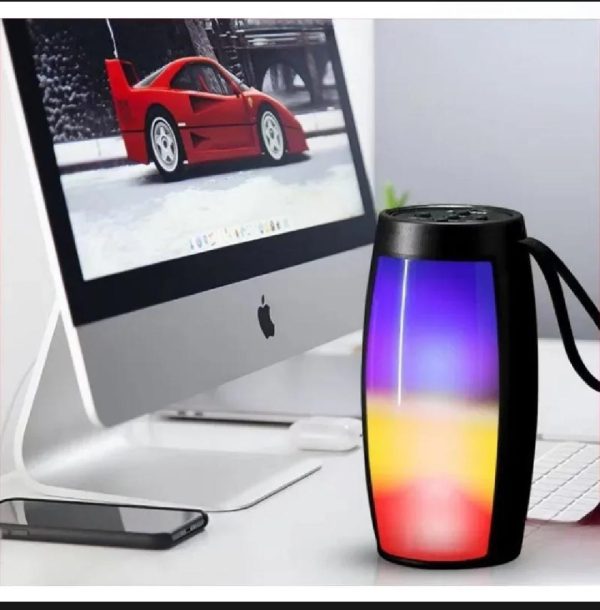 1202 Wireless Bluetooth Speaker with LED Lights | Portable Subwoofer for Home, Car, and Outdoor Use – Deep Bass Sound System & MP3 Playback