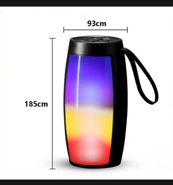 1202 Wireless Bluetooth Speaker with LED Lights | Portable Subwoofer for Home, Car, and Outdoor Use – Deep Bass Sound System & MP3 Playback