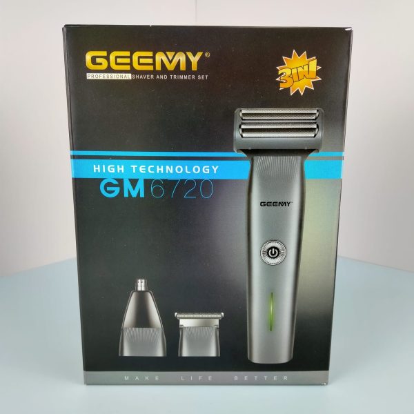 3-in-1 Rechargeable Grooming Kit for Men – Precision Trimmer, Face Shaver & Detailer