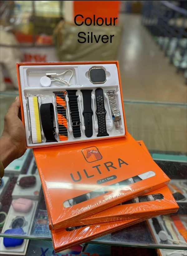 Airpods Pro 2 + Ultra 7-in-1 Smartwatch Combo | Premium Sound & Style Deal