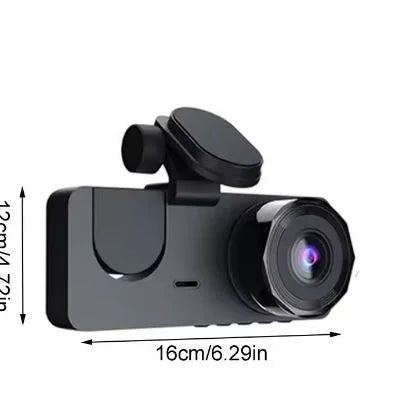 Y15 3-Channel WiFi Dash Cam – 1080P HD, Night Vision & Reverse Parking Monitor