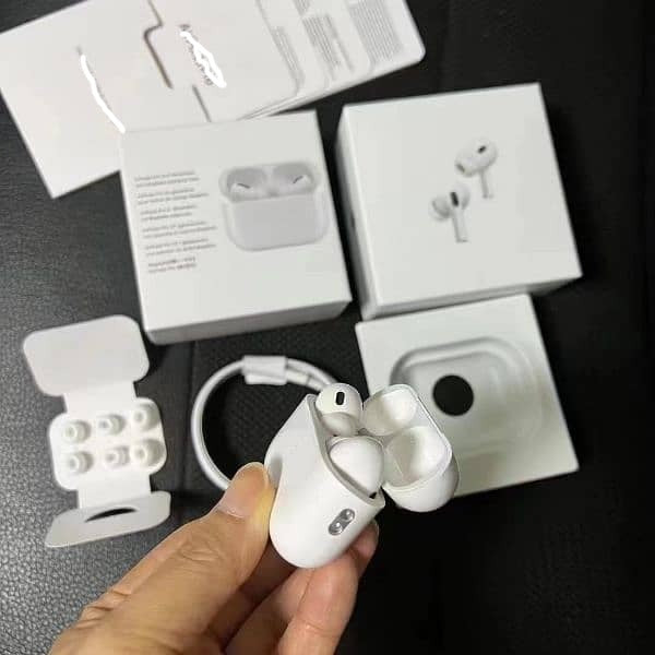 Airpods Pro 2 ANC 100% Working | 698mAh Battery | Heavy Bass & Sound | Free Delivery | 3 month Instalments Plan