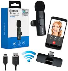 BOYA DUAL WIRELESS MICROPHONE BY-MW3 ~ TYPE C AND IOS