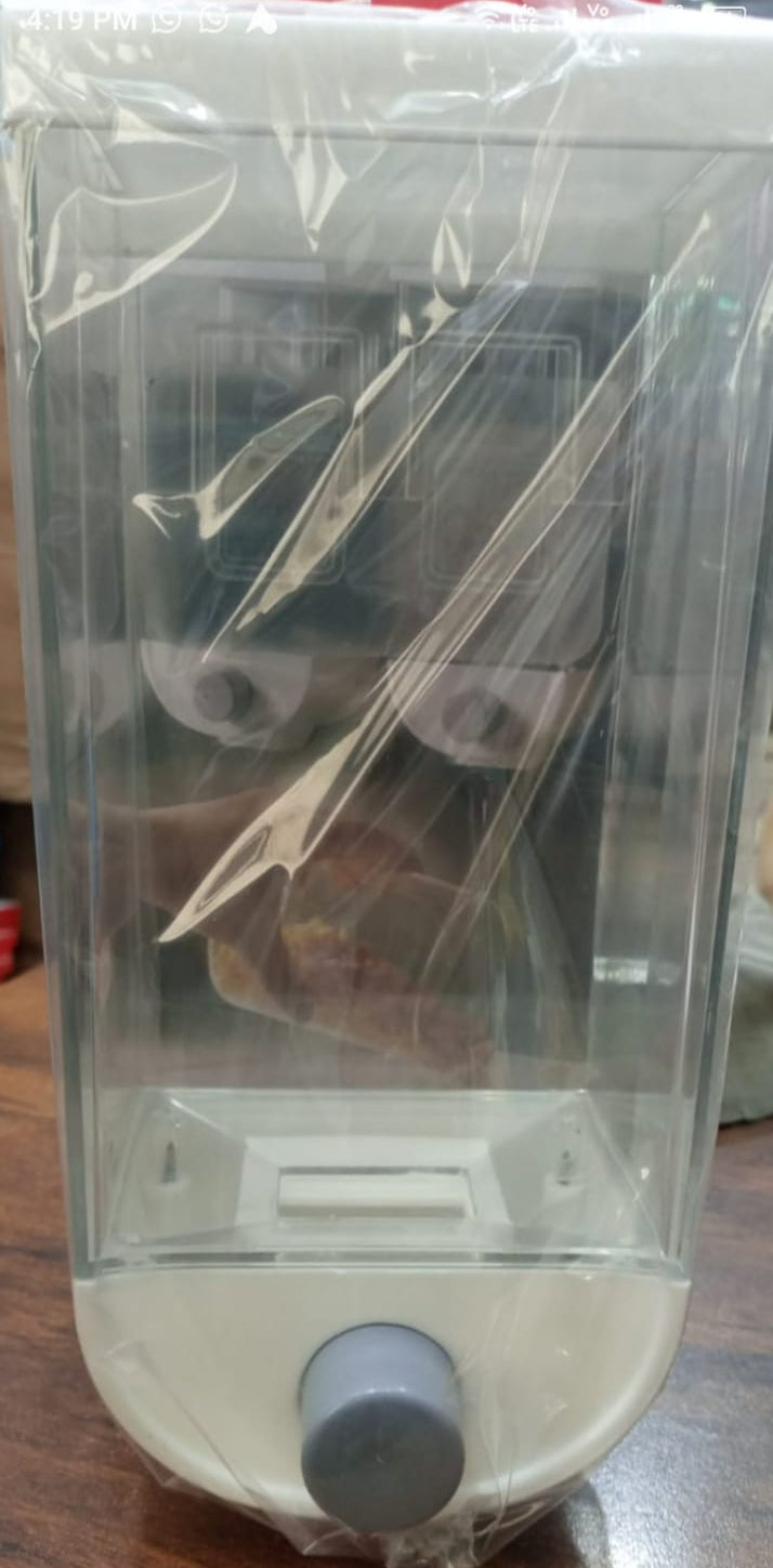 Wall-mounted Dry Food Dispensers For Organized Kitchens, Featuring Clear Containers -random Color | Food Storage Box 1500 Ml