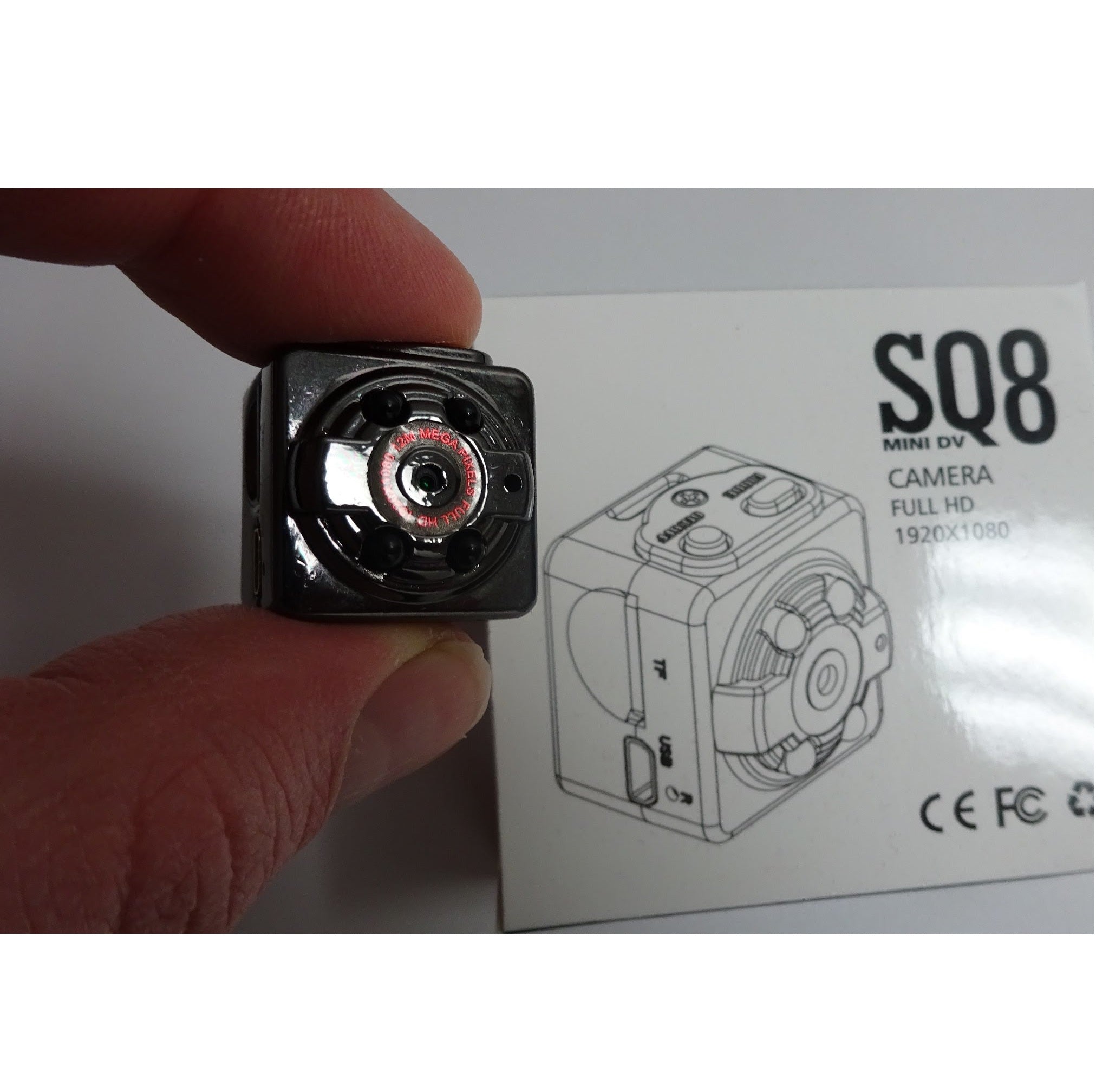 SQ8 Hidden Mini Camera – Full HD Night Vision Spy Cam