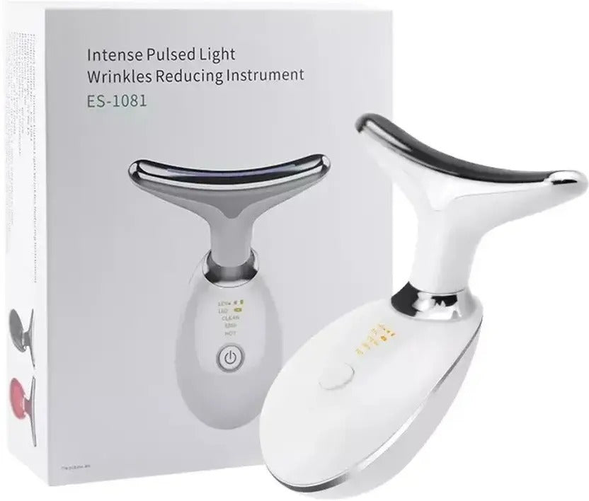 Es-1081 Massager Intense Pulsed Light Wrinkles Reducing Instrument – Esx – Anti Ageing & Reduces Puffiness | Face Massager For Fine Line & Wrinkles – Random Color