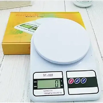 Best Imported Digital Food Kitchen Scale Sf-400 With Lcd Display | Grams And Ounces For Weight Loss, Baking, Cooking, Keto And Meal Prep, Medium, Stainless Steel Weight Machine For Vegetable