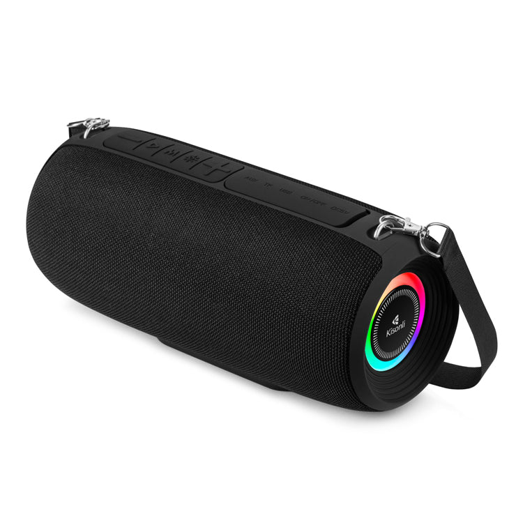 Kisonli Q28 10W Super Bass Bluetooth Speaker with FM, USB, TF, TWS & RGB Lights