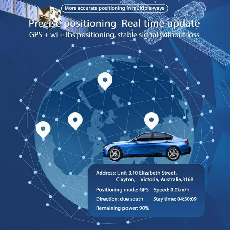 GF09 Mini GPS Tracker – Real-Time Tracking, Compact Design, Lifetime Location Monitoring