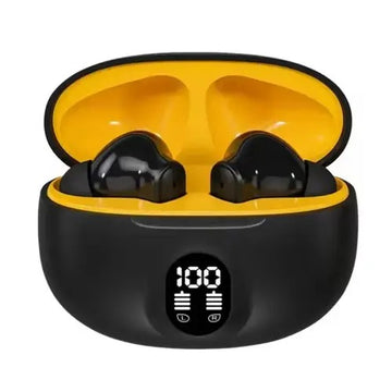 Wireless Bluetooth Earbuds with LED Display | In-Ear Stereo Headphones with Mic | Type-C Fast Charging | Bluetooth 5.3 | Compatible with Android & iPhone