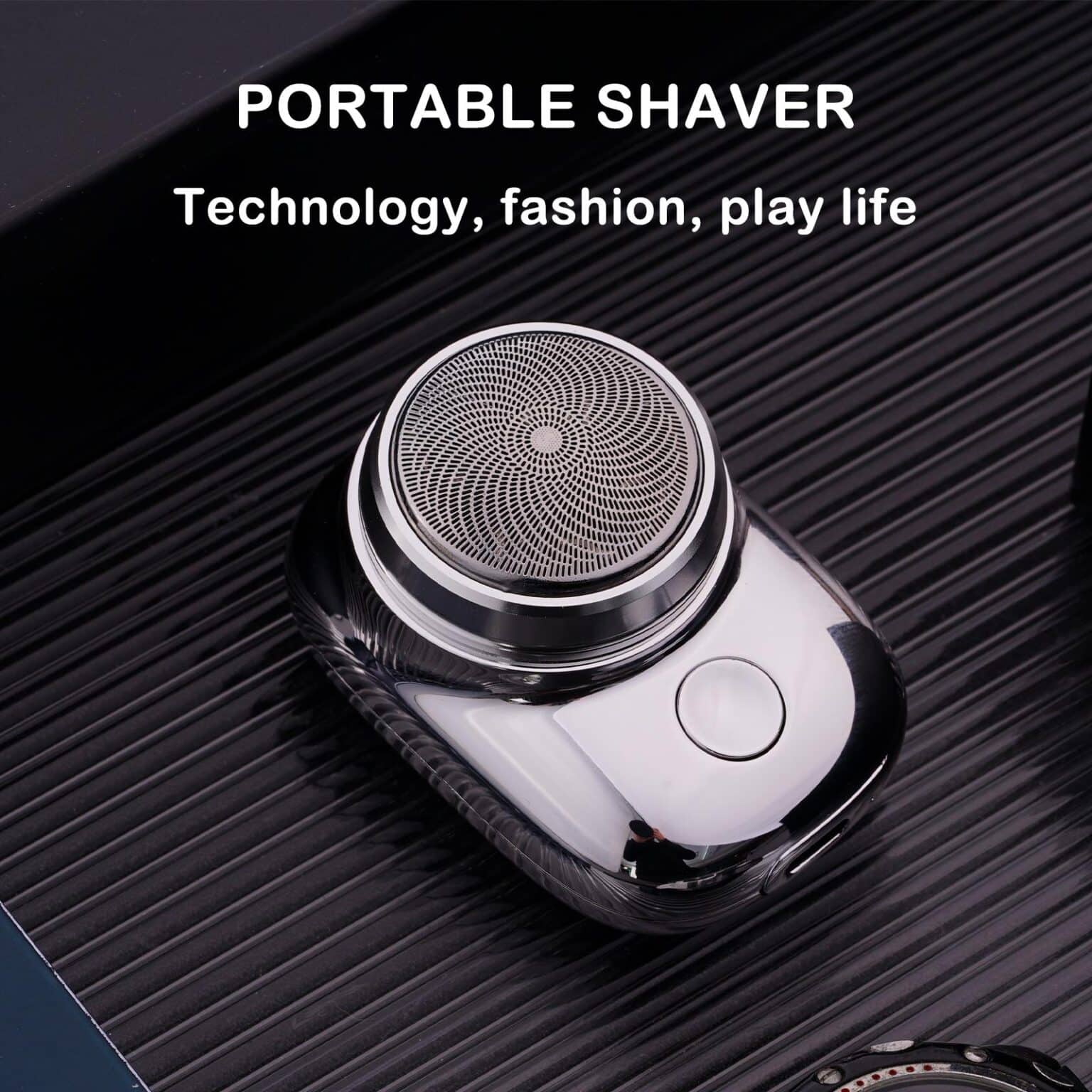 Mini Shave Portable USB Rechargeable Shaver – Wet & Dry Electric Razor for Men