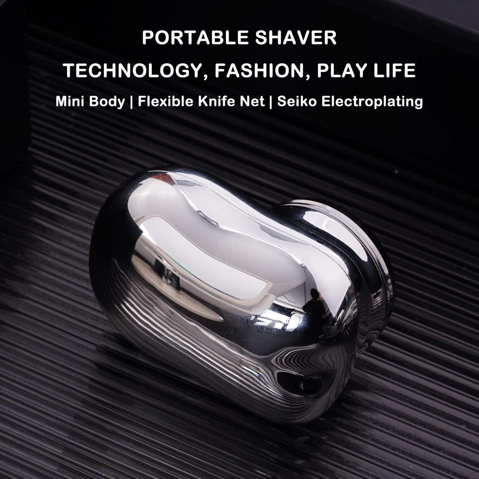 Mini Shave Portable USB Rechargeable Shaver – Wet & Dry Electric Razor for Men