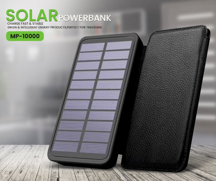 High-Capacity Solar Power Bank 10000mAh – Eco-Friendly Portable Charger