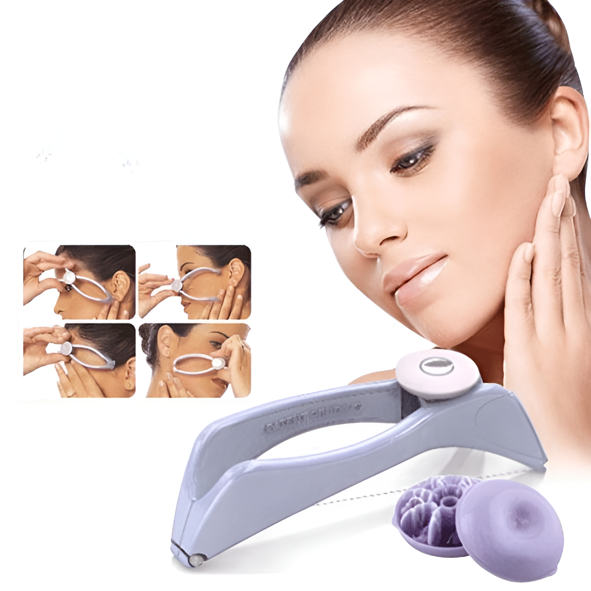 Facial & Body Hair Threading Tool – Gentle Hair Remover for Women