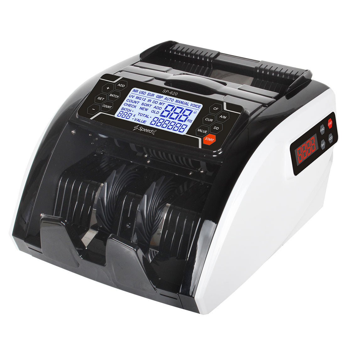 SPEEDX SP-620 Digital Display Cash Counting Machine with Fake Note Detection