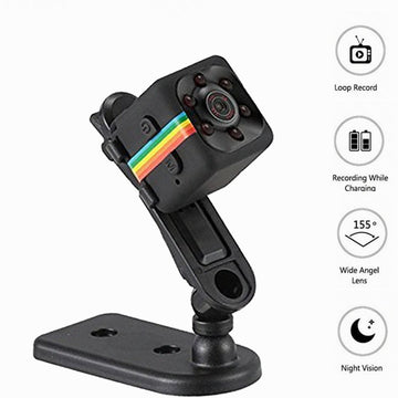 Mini HD 1080P Security Camera | Compact Surveillance Camera with Night Vision & Motion Detection