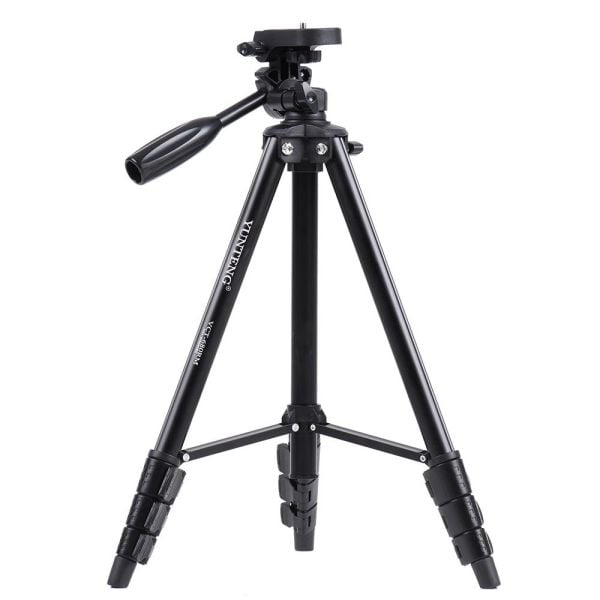 Yunteng VCT-680RM Tripod Stand – Heavy-Duty Adjustable Tripod with Remote Control