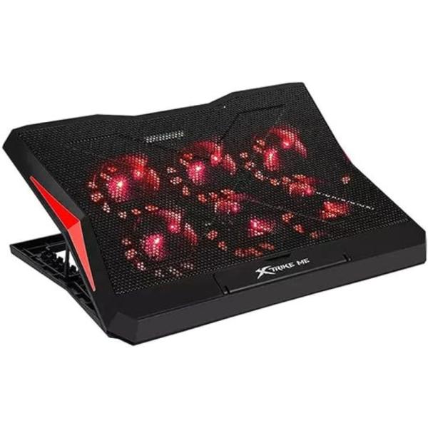 Xtrike Me FN811 Laptop Cooling Pad – 6 High-Speed Fans, Dual USB Ports