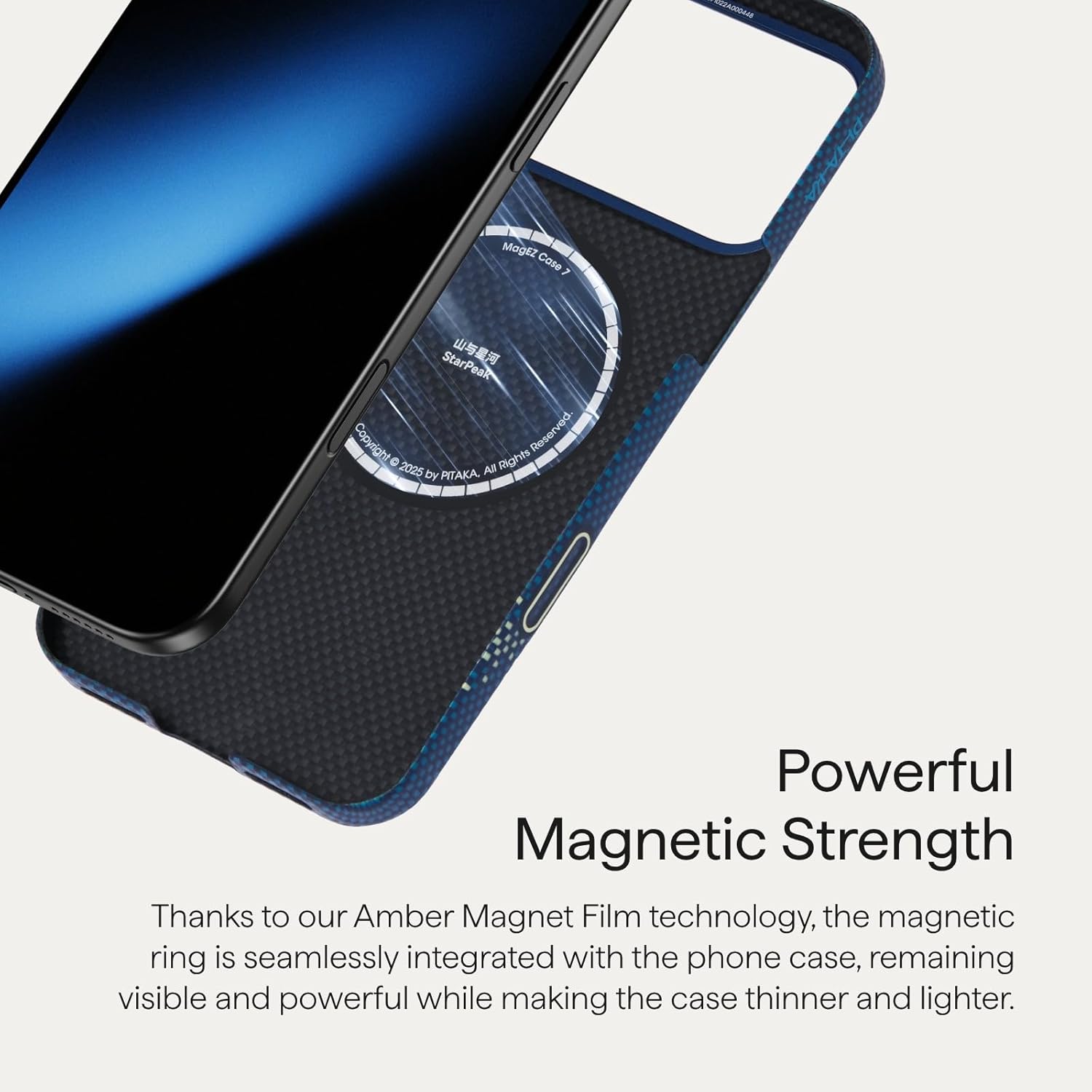 iPhone 17 Pro Pitaka StarPeak Tactile Woven Case – Milky Way Galaxy (PitaTap™), Slim & Durable