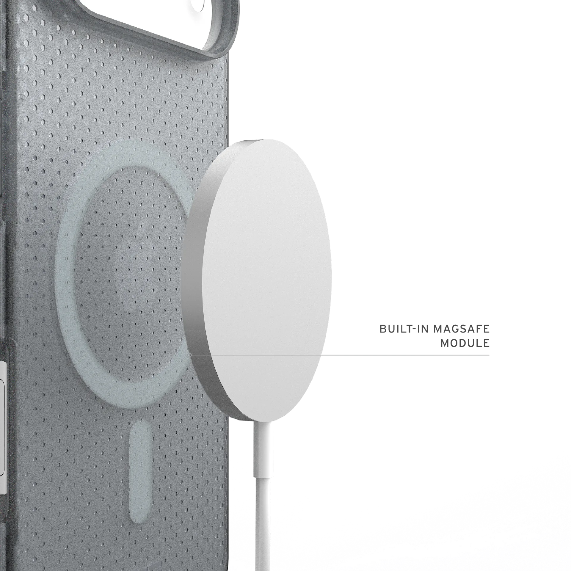 UAG iPhone Air Dot Series Phone Case with MagSafe - Ash