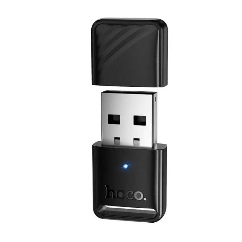 HOCO Mini Portable USB Bluetooth 5.4 Adapter for Data Transfer Up to 4 Mbps - UA42 - Black