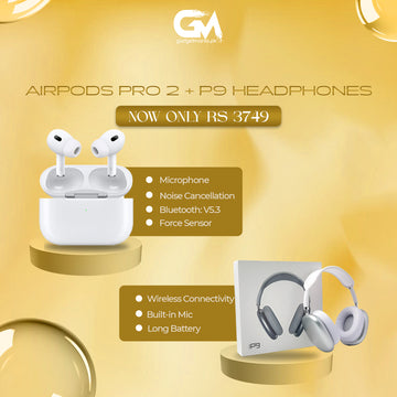 Air Pro 2 + P9 Wireless Headphones -Bundle 1
