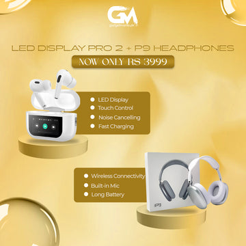 Led Display Pro 2 + P9 Headphones - Bundle 3