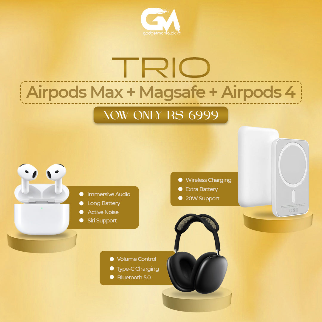 Airpods Max + MagSafe + Airpods 4 -Bundle 5