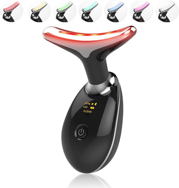 Massager For Face Lifting Facial Massagers Ems Neck Eye Massage Instrument Vibrator Microcurrents Red Light Therapy Anti Wrinkle – Random Color